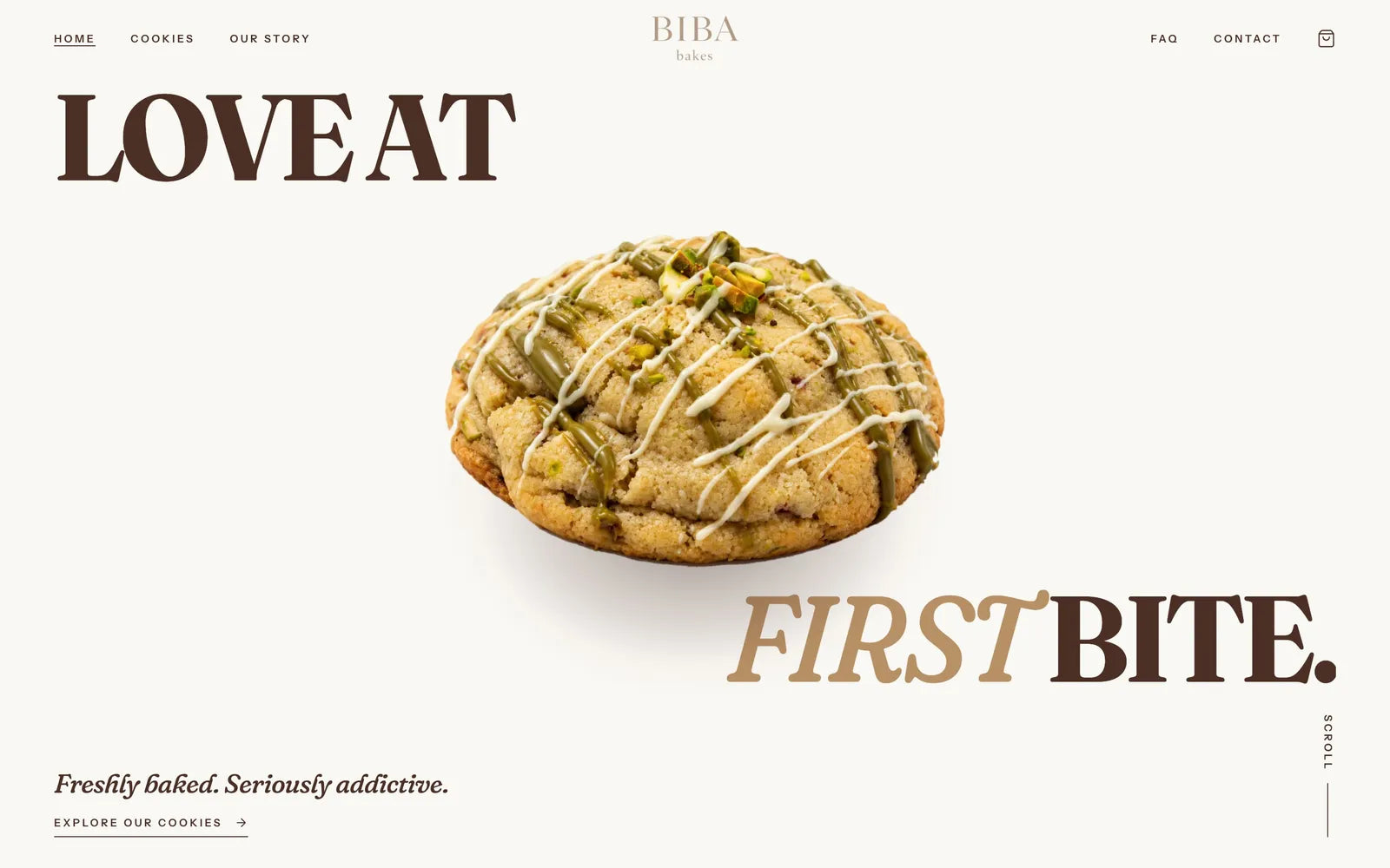 Homepage van Biba Bakes